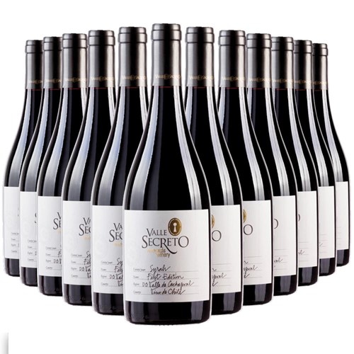 Case of 12 Valle Secreto First Edition Syrah 75cl Red Wine